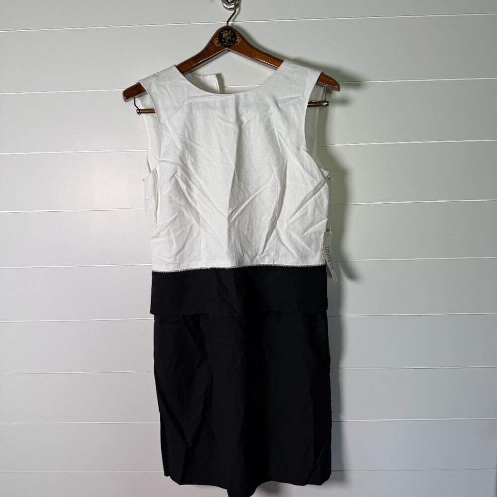 Yves Cossette Depeche Mode Black & White fully lined Dress Size 8-NWT